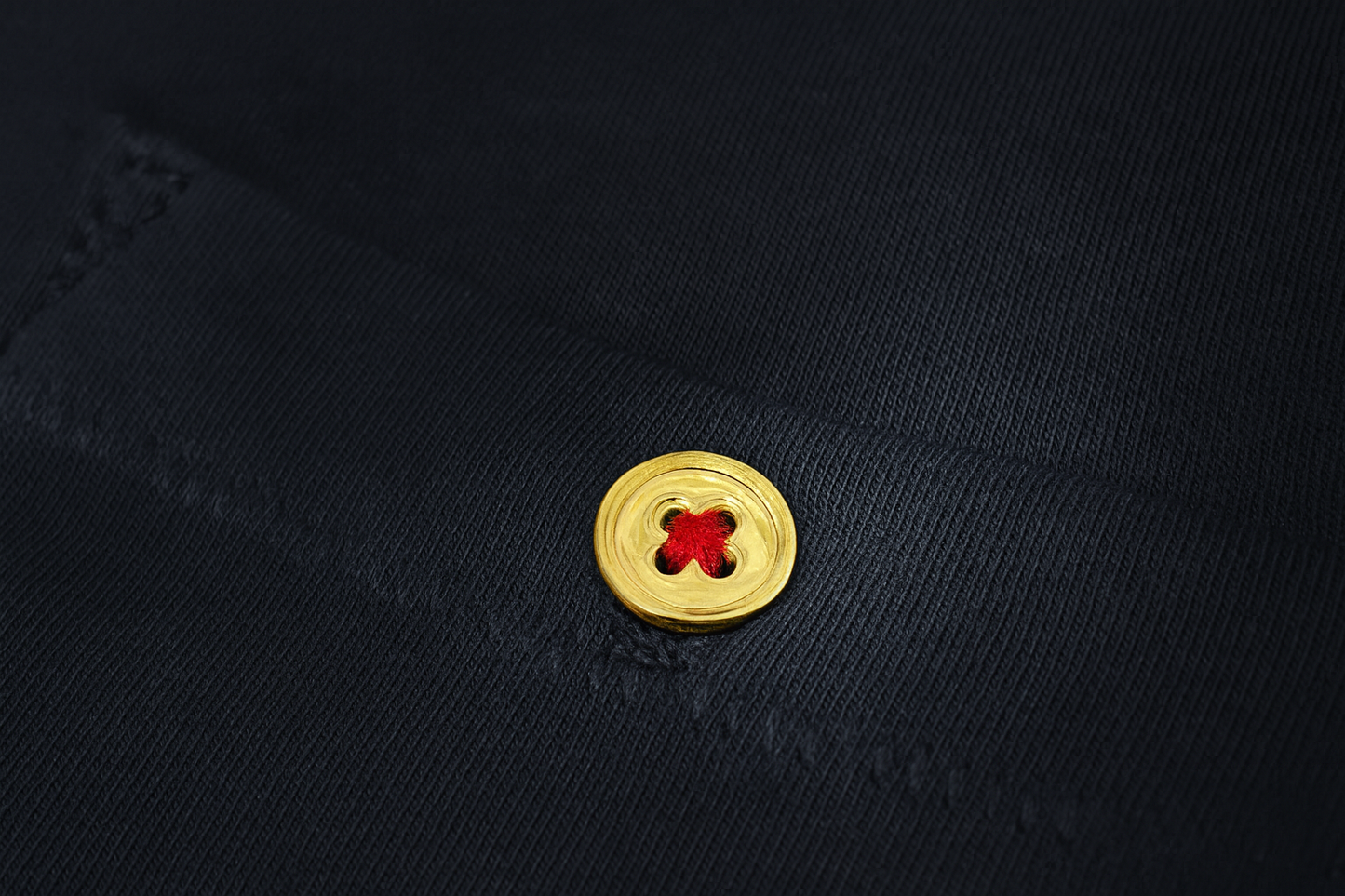 "14K Forever Button" Women's Black Shirt
