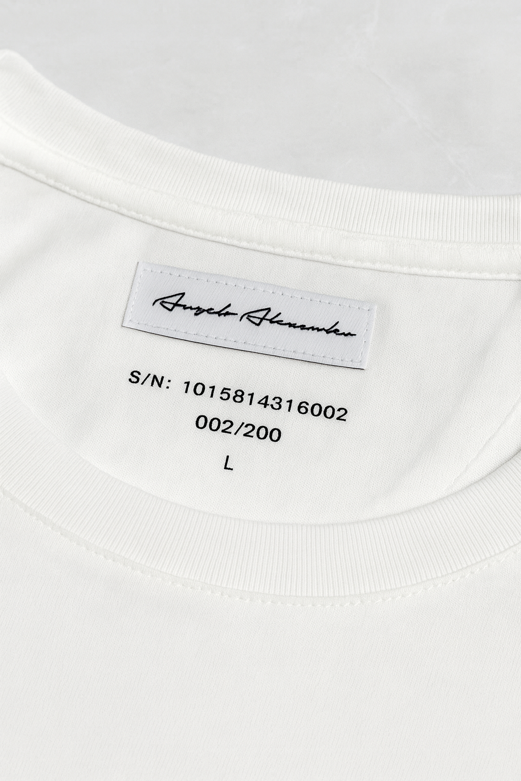"14K Forever Button" Mens White Shirt