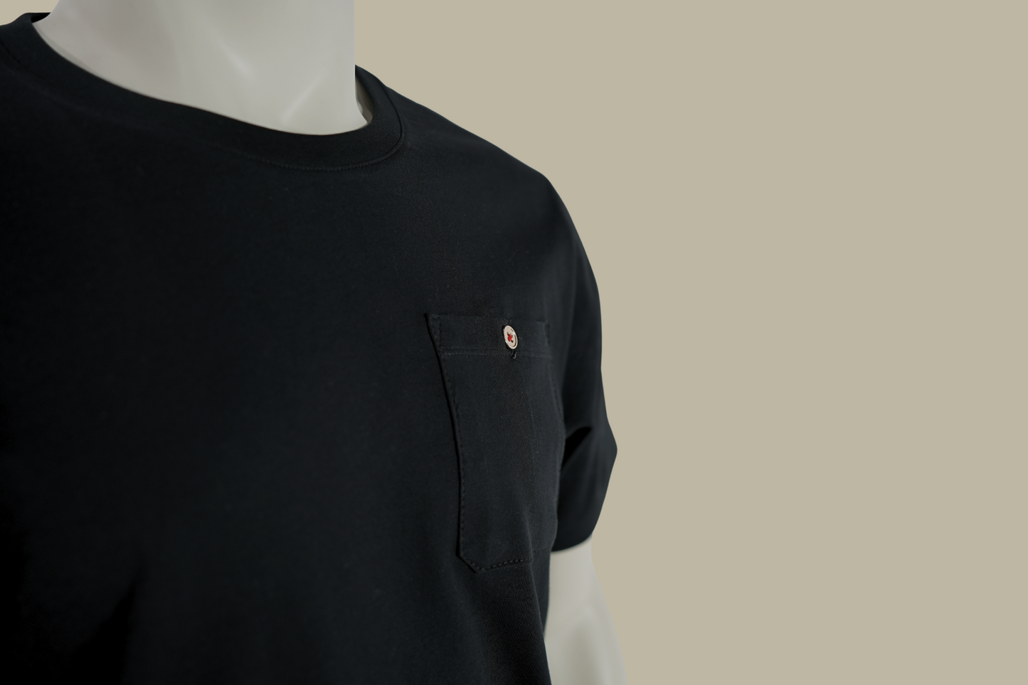 "14K Forever Button" Mens Black Shirt