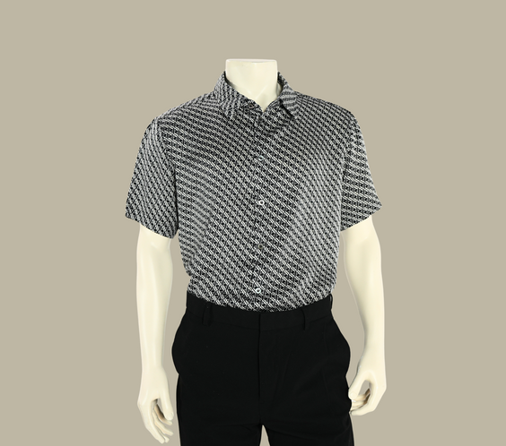 Silk Monogram Flow Shirt