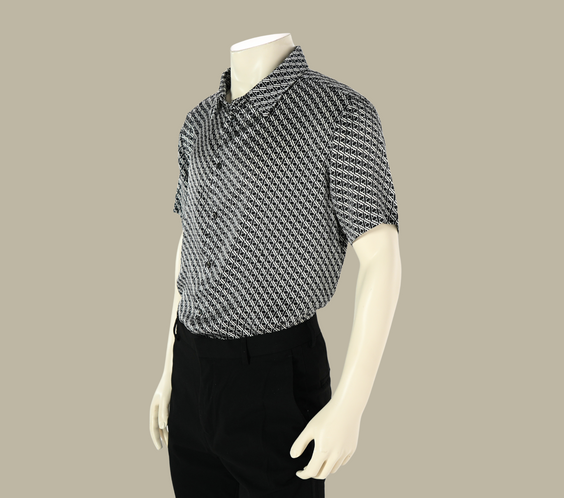 Silk Monogram Flow Shirt