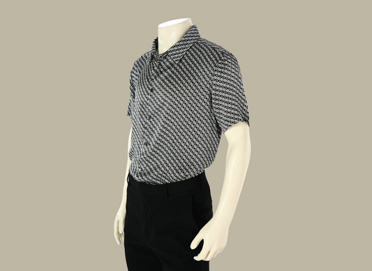 Silk Monogram Flow Shirt