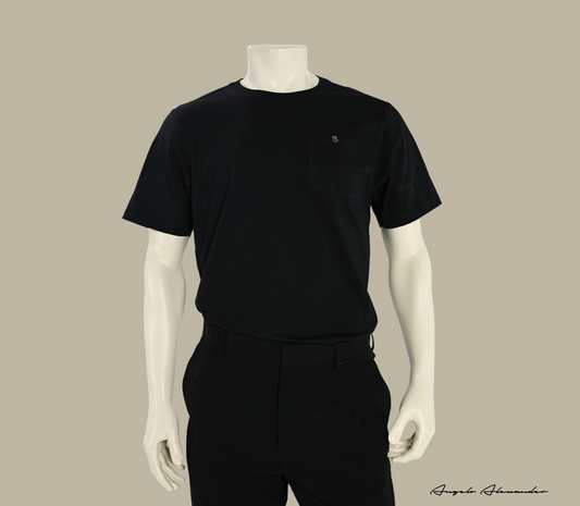 "14K Forever Button" Mens Black Shirt