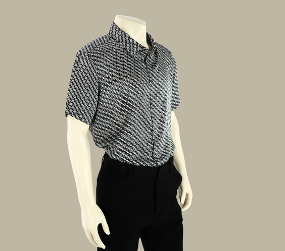 Silk Monogram Flow Shirt