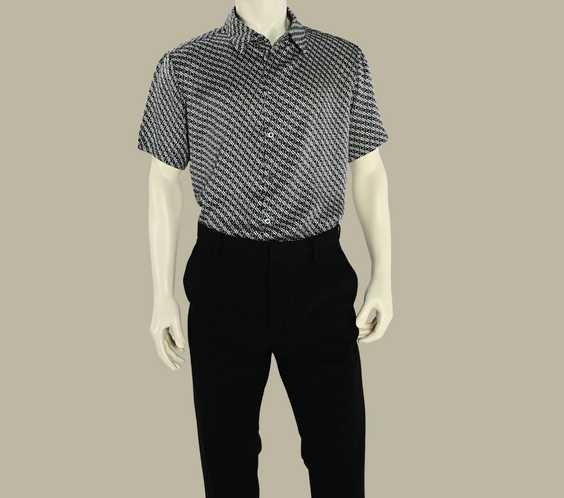 Silk Monogram Flow Shirt