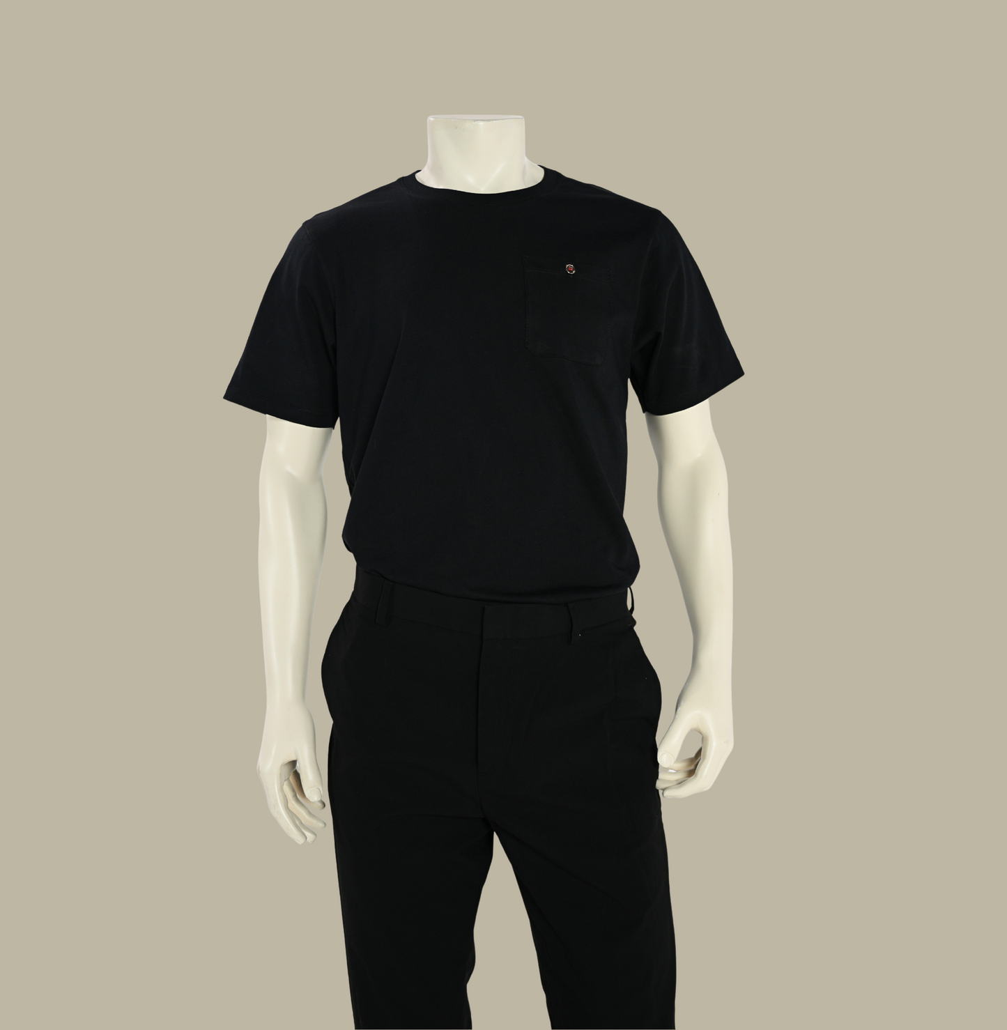 "14K Forever Button" Mens Black Shirt