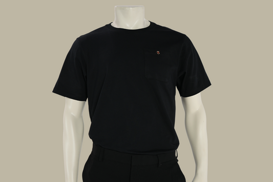 "14K Forever Button" Mens Black Shirt