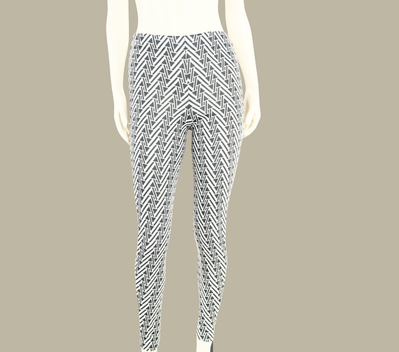 Monochrome Path Leggings