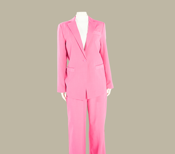 Rose Pink Power Suit