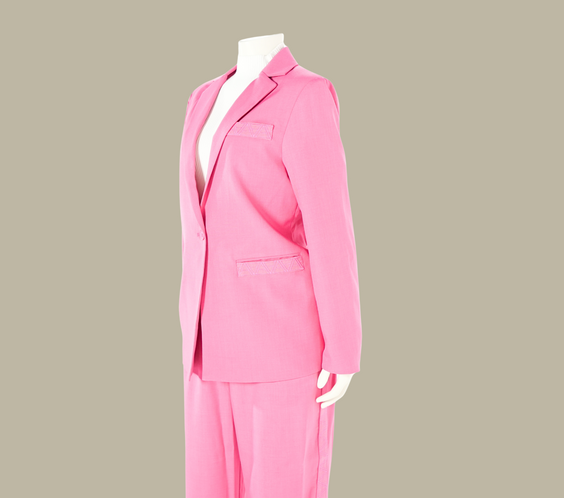 Rose Pink Power Suit