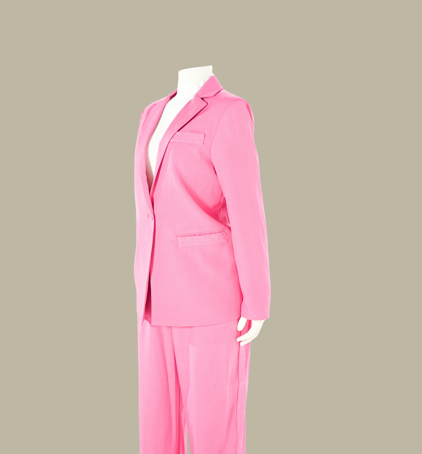 Rose Pink Power Suit