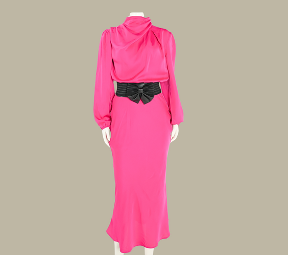 The Fuchsia Elegance Dress