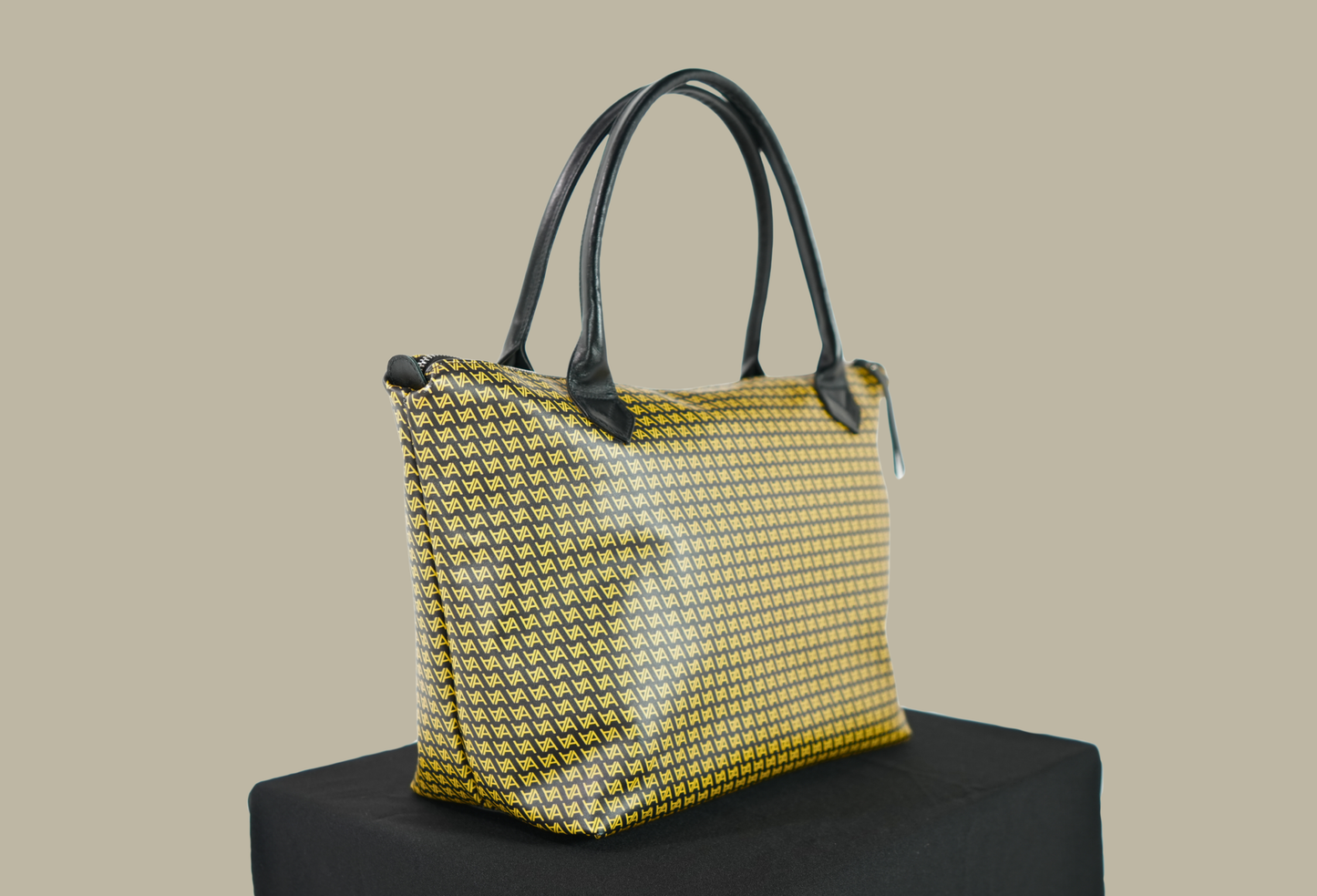 The Gold Monogram Tote